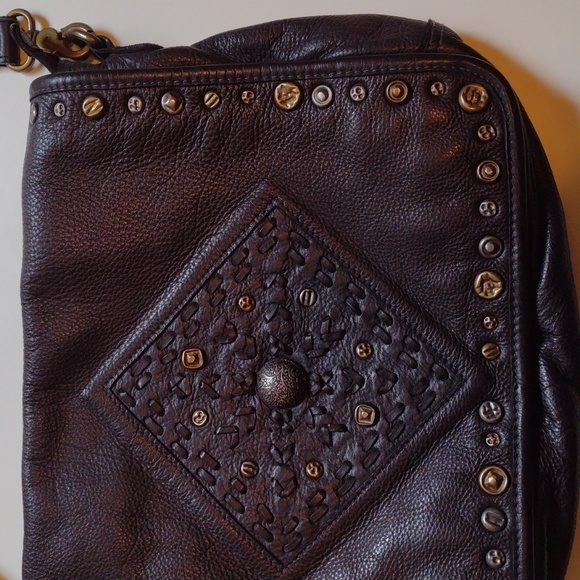 NWT OLD TREND Lone Road Black Leather Bag RARE SOLD OUT htf - Picture 6 of 16